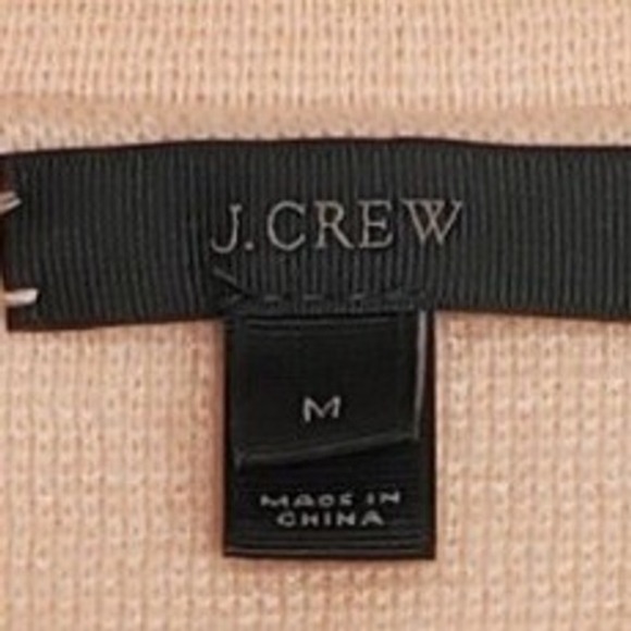 J.Crew Sophie Open-Front Blazer Sweater Peach Pink Merino Wool Blend Size M - Picture 6 of 10